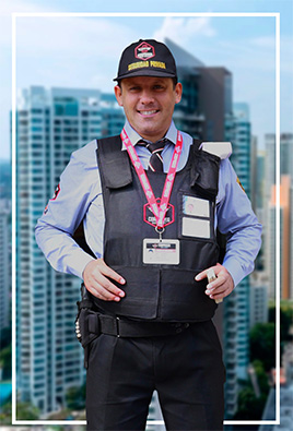 agente de seguridad armado corpriseg